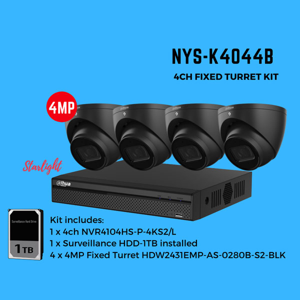 Dahua 4MP camera Kit | Home Commercial Supply& Installation